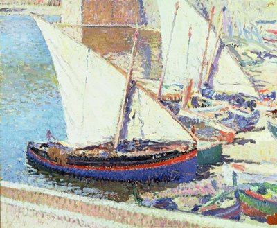 Fischerboote von Henri Martin